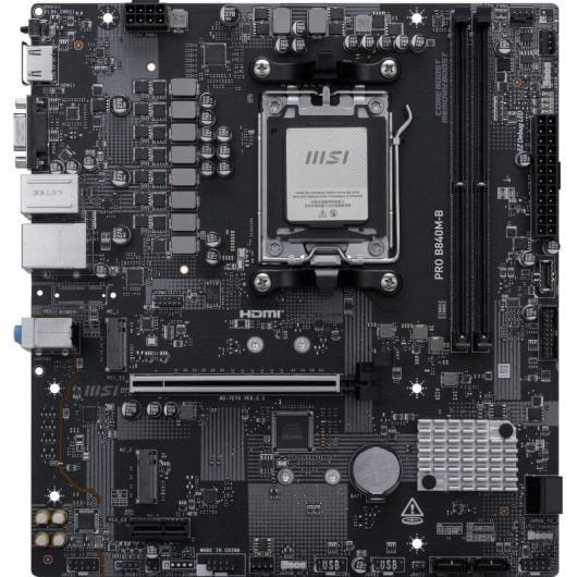 PLACA BASE MSI AM5 PRO B840M-B DDR5 MATX