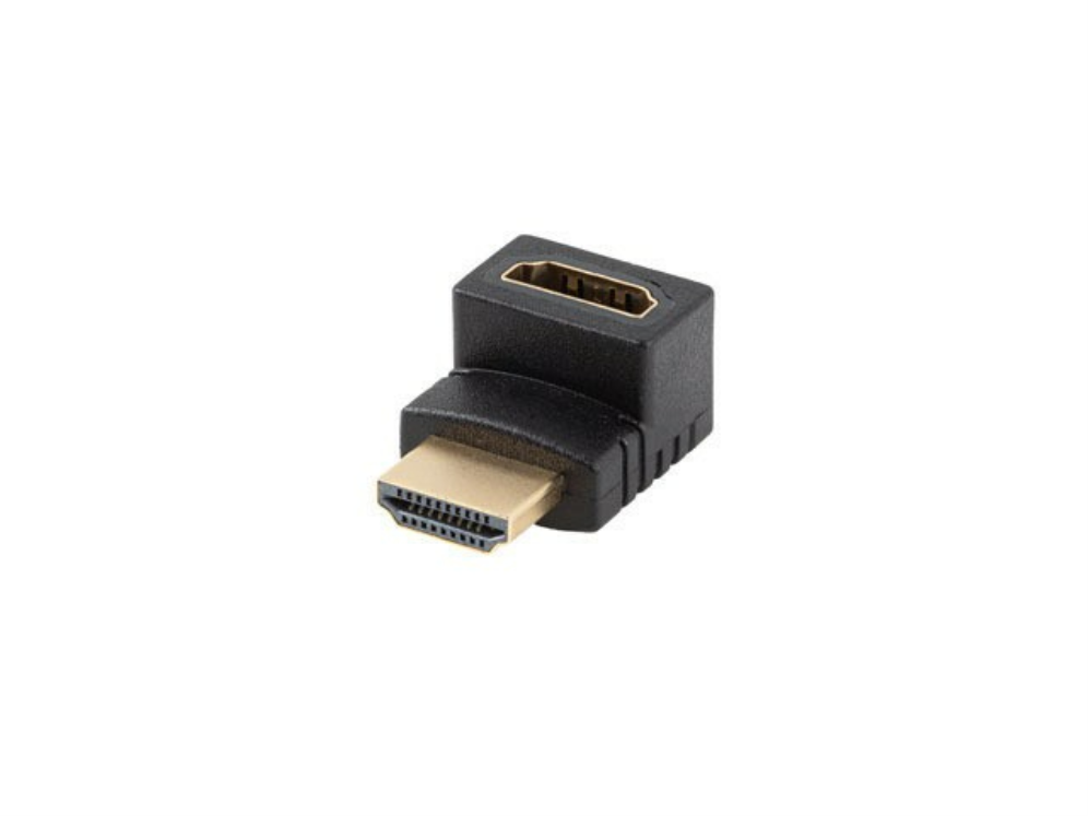 ADAPTADOR HDMI 4K LANBERG MACHO-HEMBRA ANGULO ARRIBA