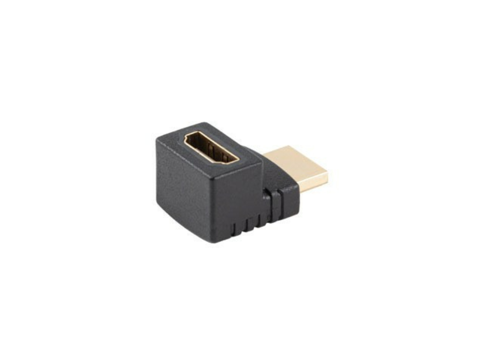 ADAPTADOR HDMI 4K LANBERG MACHO-HEMBRA ANGULO ARRIBA