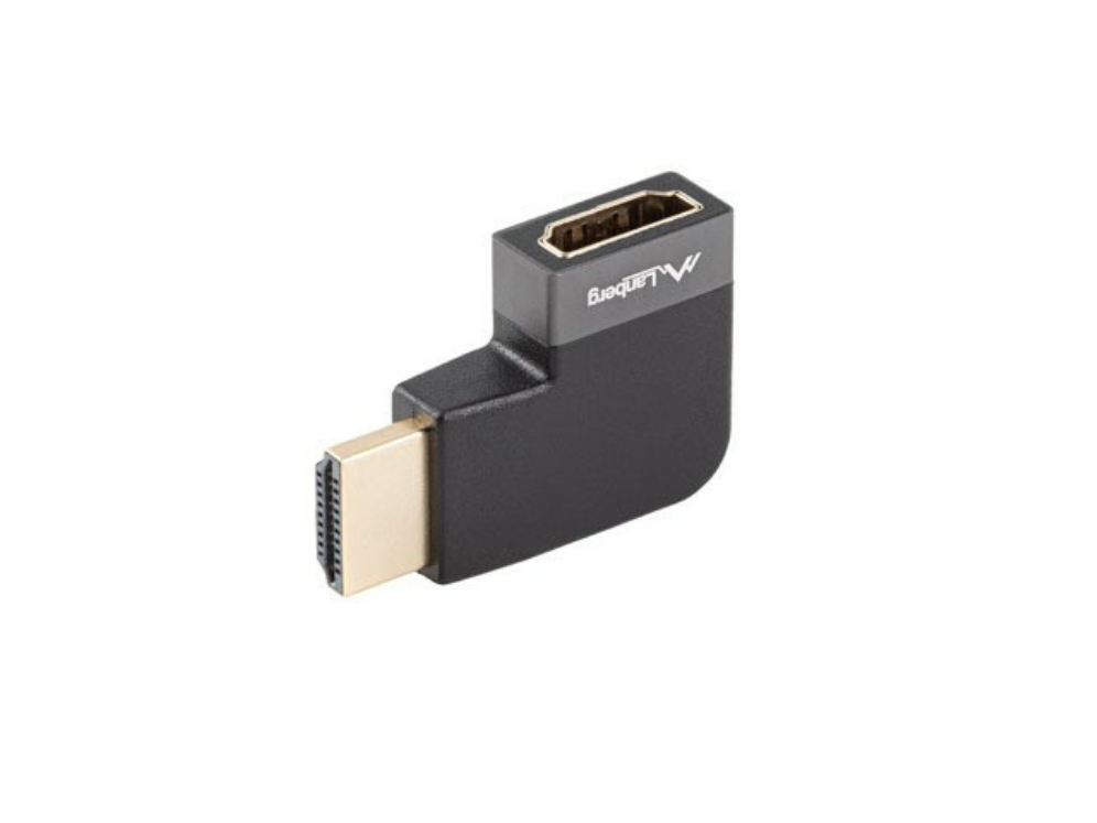 ADAPTADOR HDMI 8K LANBERG MACHO-HEMBRA ANGULO DERECHA