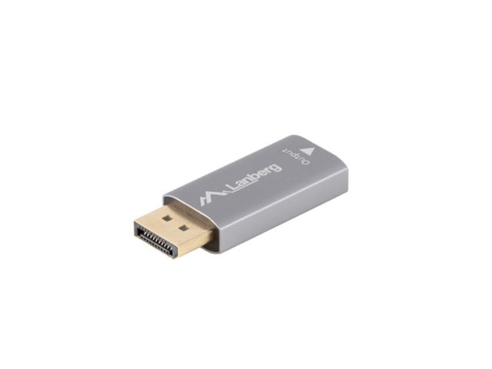 ADAPTADOR 4K DISPLAYPORT A HDMI LANBERG MACHO-HEMBRA