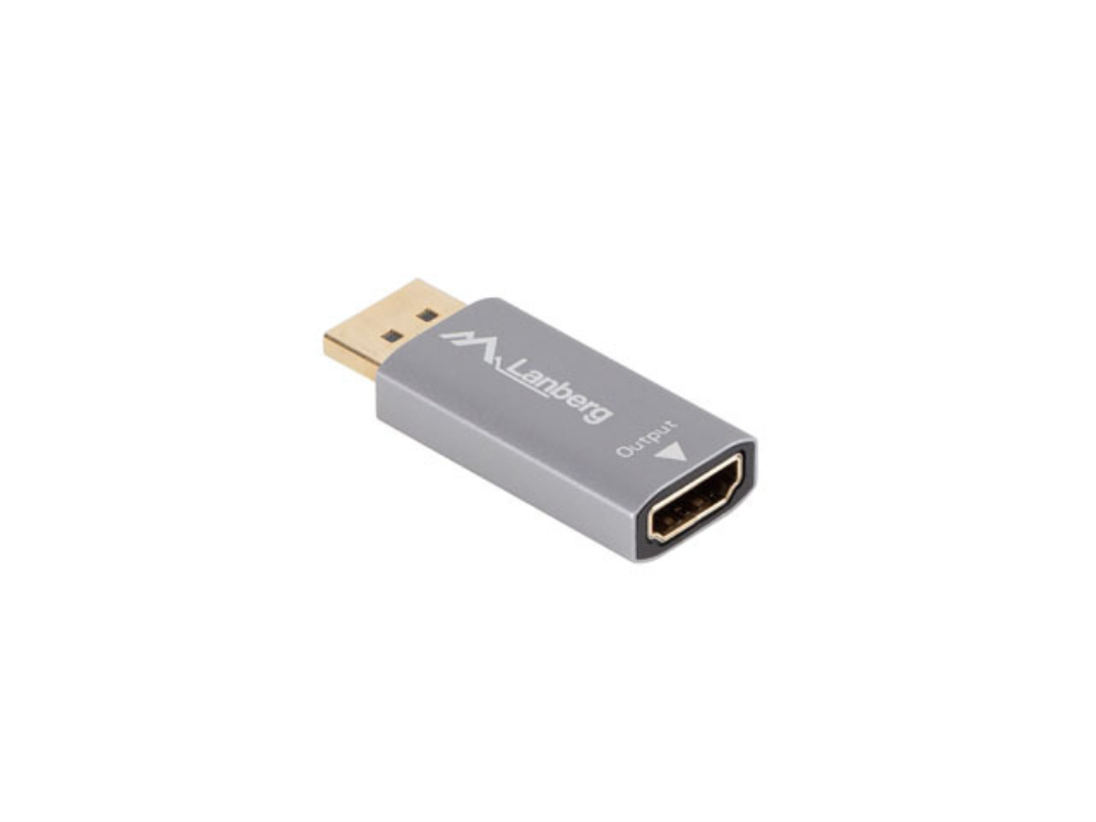 ADAPTADOR 4K DISPLAYPORT A HDMI LANBERG MACHO-HEMBRA
