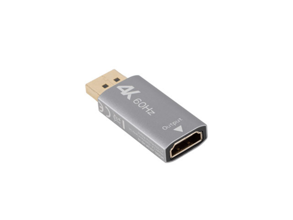 ADAPTADOR 4K DISPLAYPORT A HDMI LANBERG MACHO-HEMBRA
