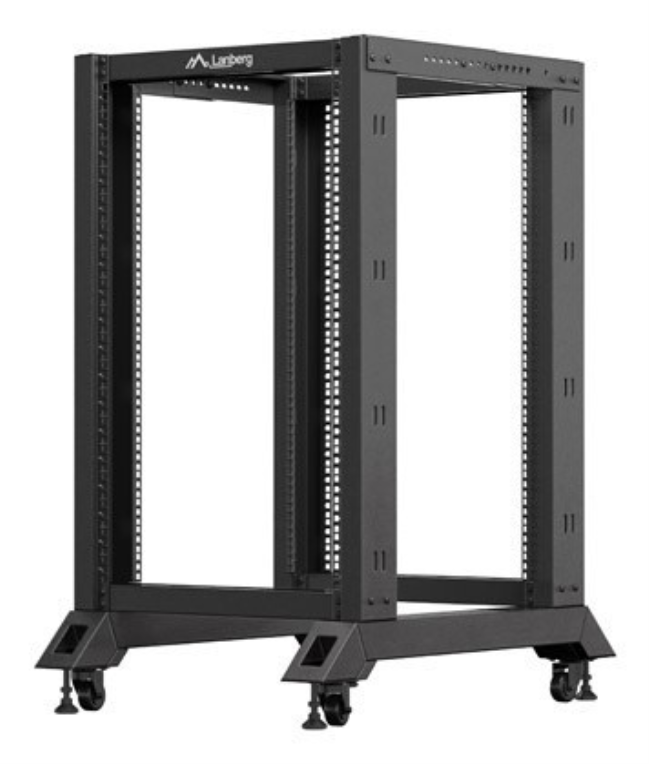 ARMARIO LANBERG ABIERTO RACK 19" 18U/ 600X800 NEGRO