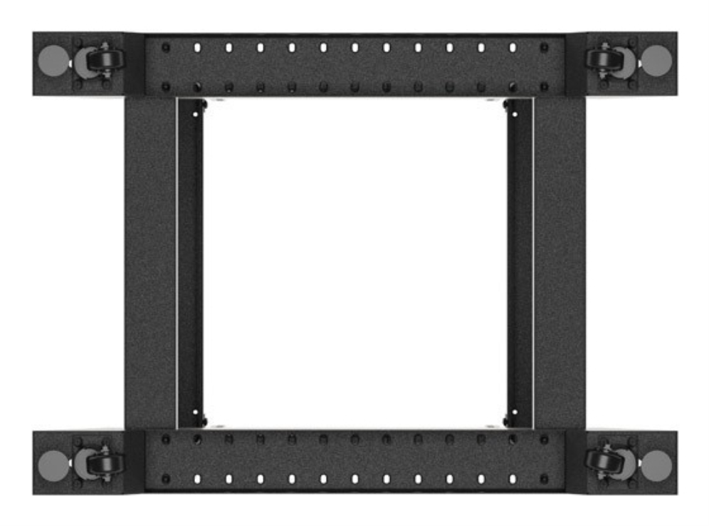 ARMARIO LANBERG ABIERTO RACK 19" 18U/ 600X800 NEGRO