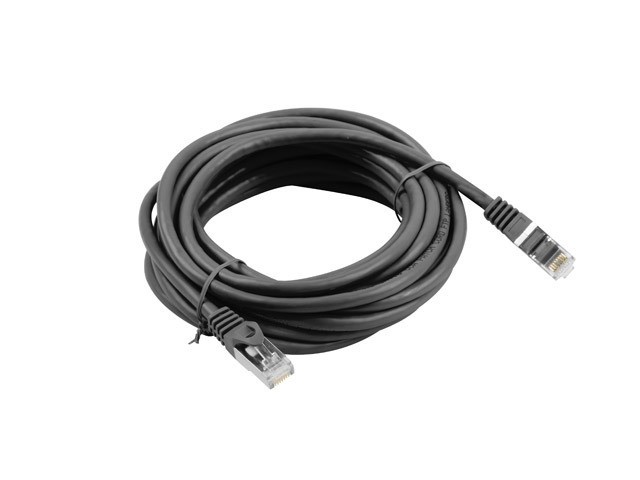 CABLE RED LANBERG LATIGUILLO CAT.6 FTP FLUKE PASSED 5M NEGRO
