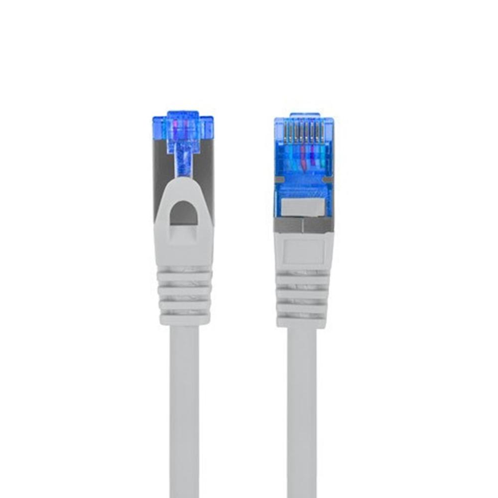 CABLE RED LANBERG LATIGUILLO CAT.6A S/FTP LSZH CCA 0.5M GRIS FLUKE PASSED