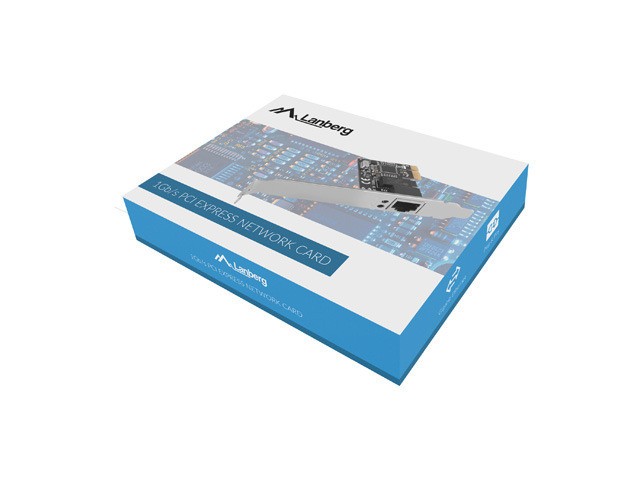 TARJETA RED LANBERG ETHERNET RJ45 PCI-E 1 PUERTO GIGABIT LP