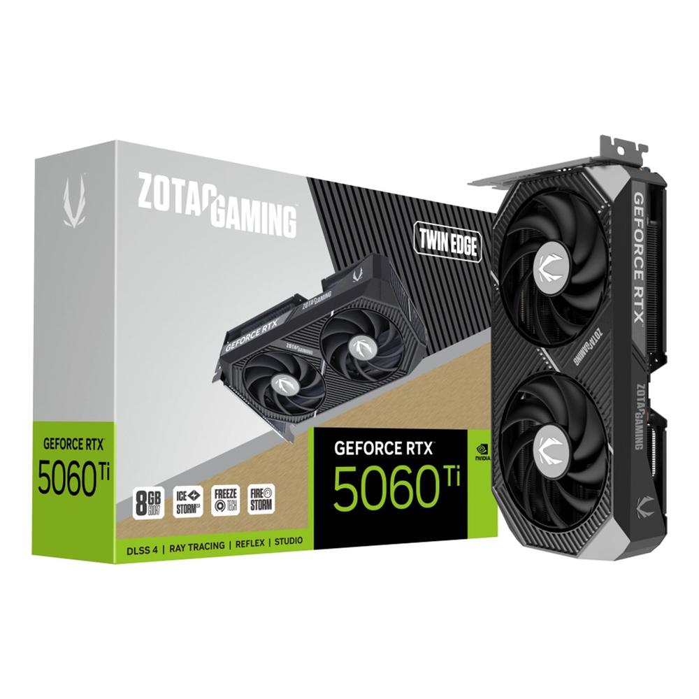 TARJETA GRAFICA ZOTAC RTX 5060TI TWIN EDGE 8GB GDDR7