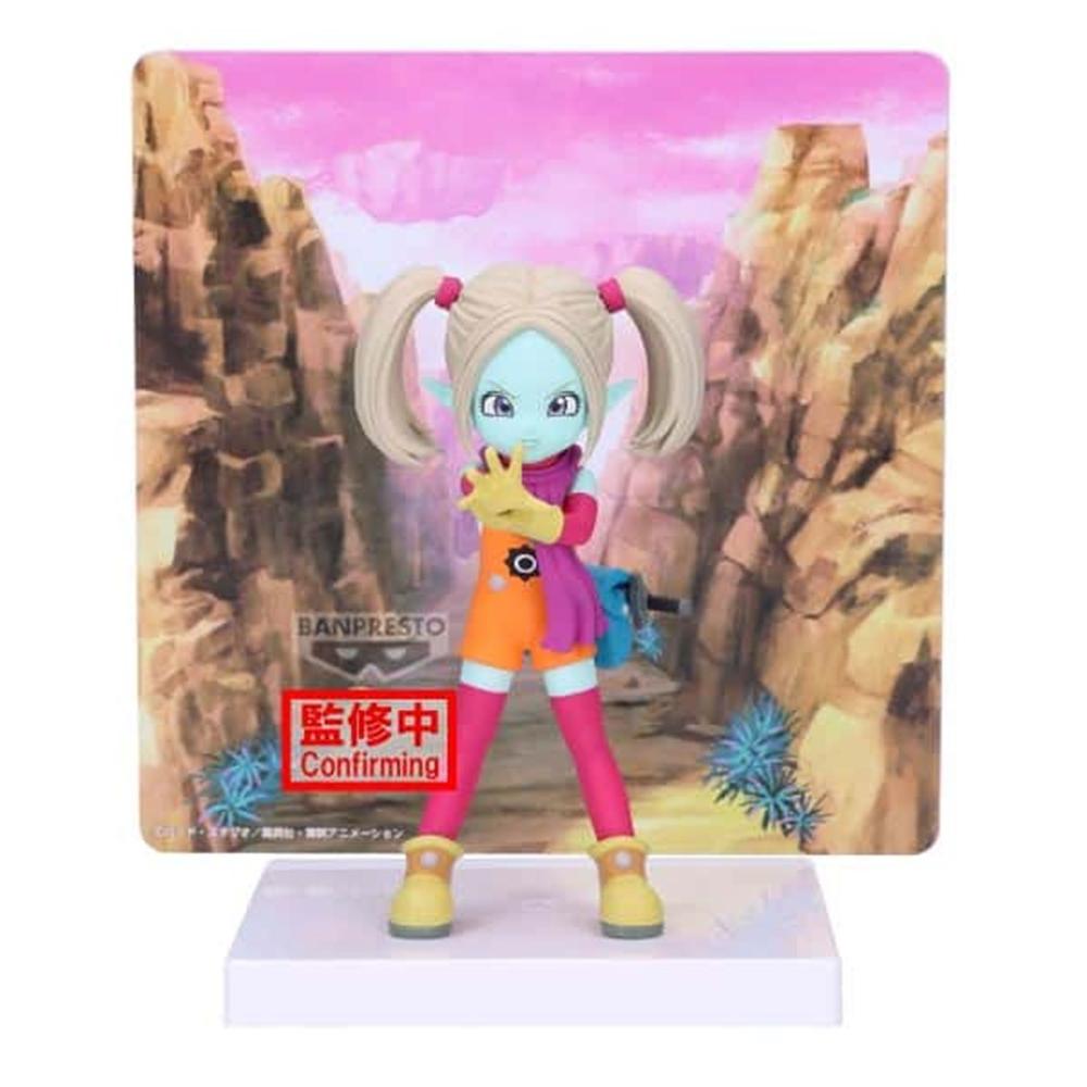 FIGURA BANPRESTO DRAGON BALL DAIMA PANZY CON PANEL 13CM