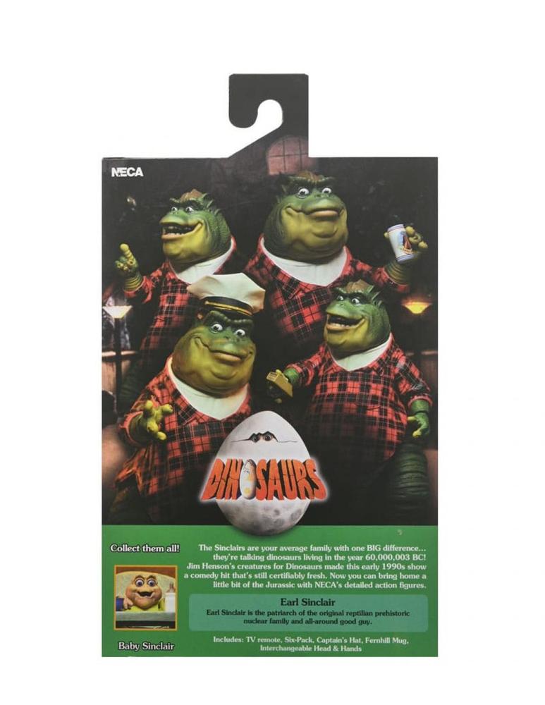 ULTIMATE EARL SINCLAIR SCALE ACTION FIG. 18 CM DINOSAURS
