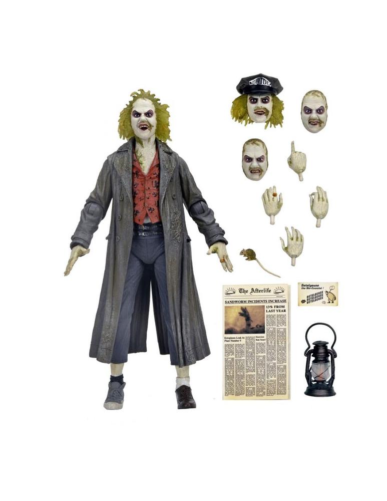 ULTIMATE BEETLEJUICE TOUR GUIDE THE BIO-EXORCIST SCALE ACTION FIG. 18 CM BEETLEJUICE 1988