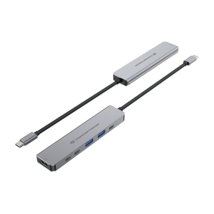 DOCKING USB-C CONCEPTRONIC DONN33G 1xHDMI 1xUSB-C PD 100W 2xUSB-A 3.0 2xUSB-C