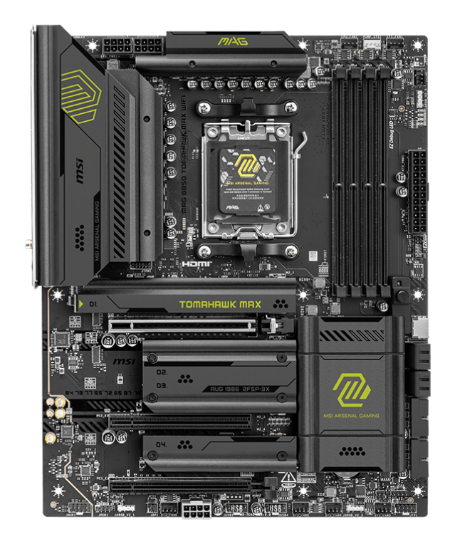 PLACA BASE MSI MAG B850 TOMAHAWK WIFI DDR5 ATX