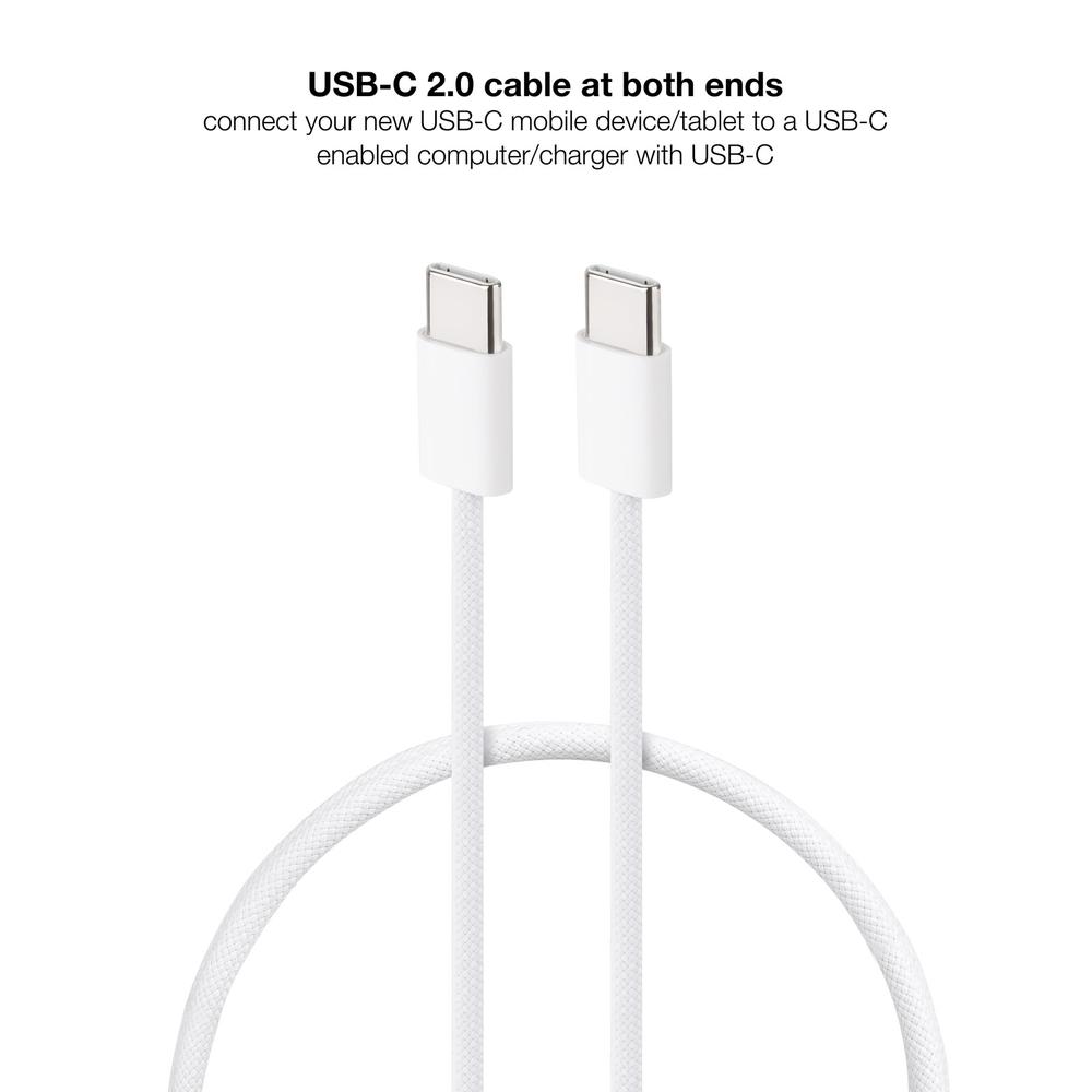 CABLE USB-C 2.0 NANOCABLE 60W USB-C/M-M, 1M