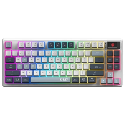 TECLADO GAMING MSI FORGE GK600 GRIS