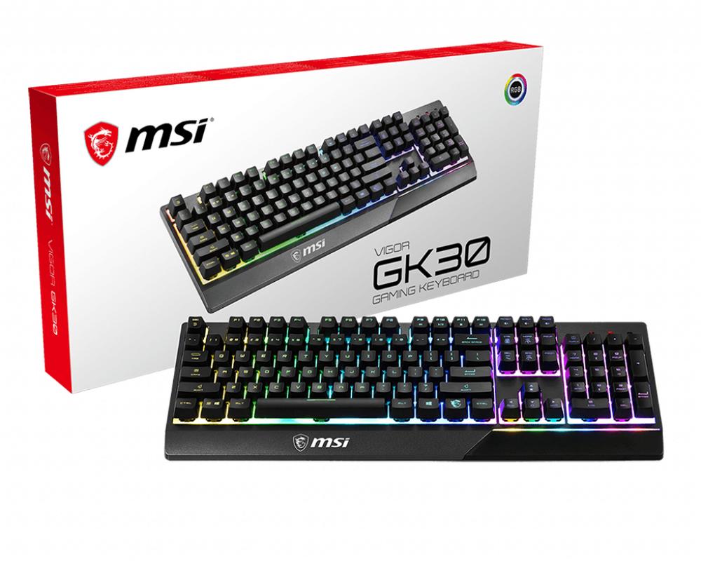 TECLADO GAMING MSI GK30 NEGRO