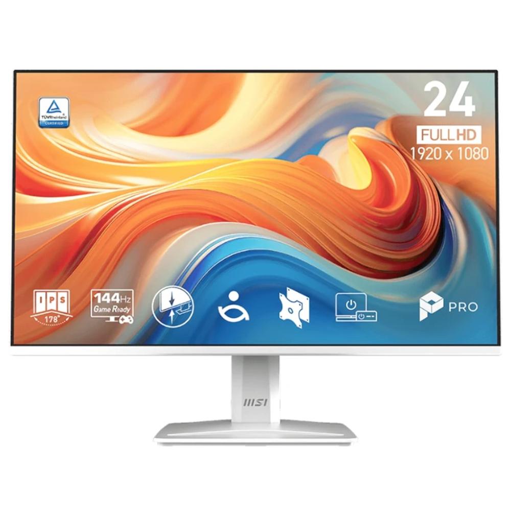 MONITOR LED 24" MSI PRO MP243W E14 IPS/ FHD/ DP/ HDMI/ 144HZ/ 1MS/ VESA 100X100