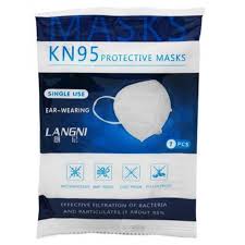 Mascarilla Higienica NR KN95 Langni Caja 30 Unidades Blister Individual