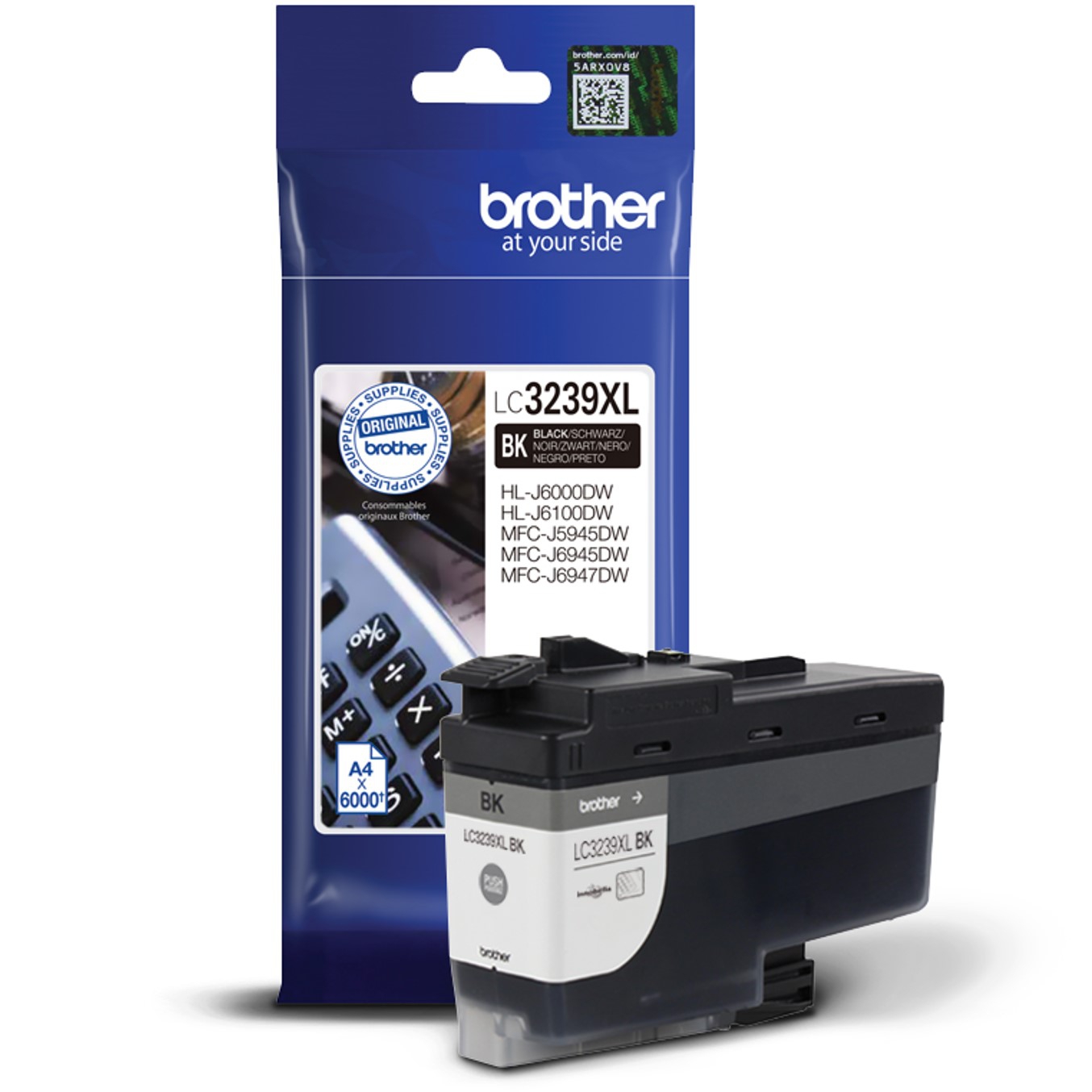 CARTUCHO TINTA BROTHER LC3239XLBK NEGRO 6000 PAGINAS