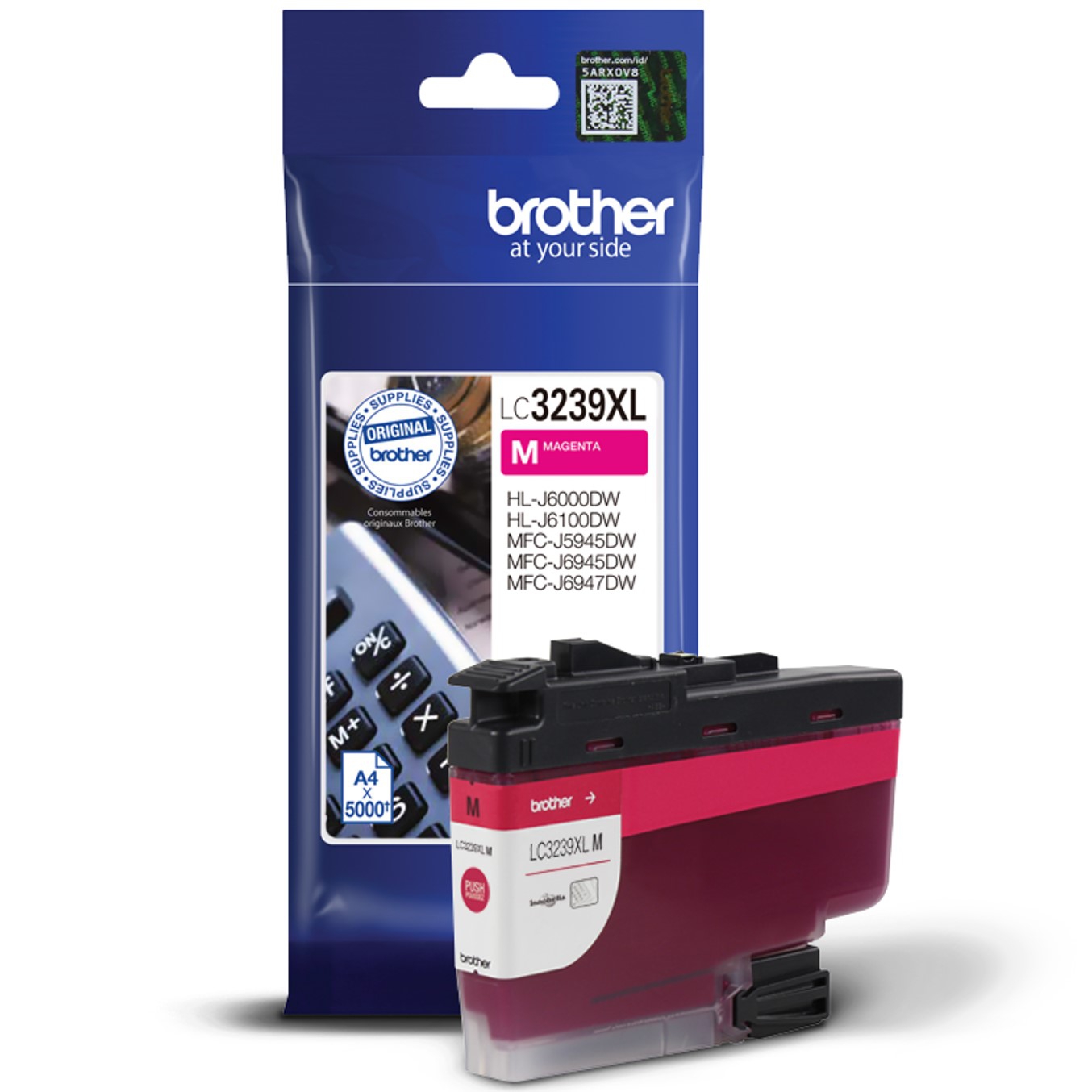 CARTUCHO TINTA BROTHER LC3239XLM MAGENTA 5000 PAGINAS