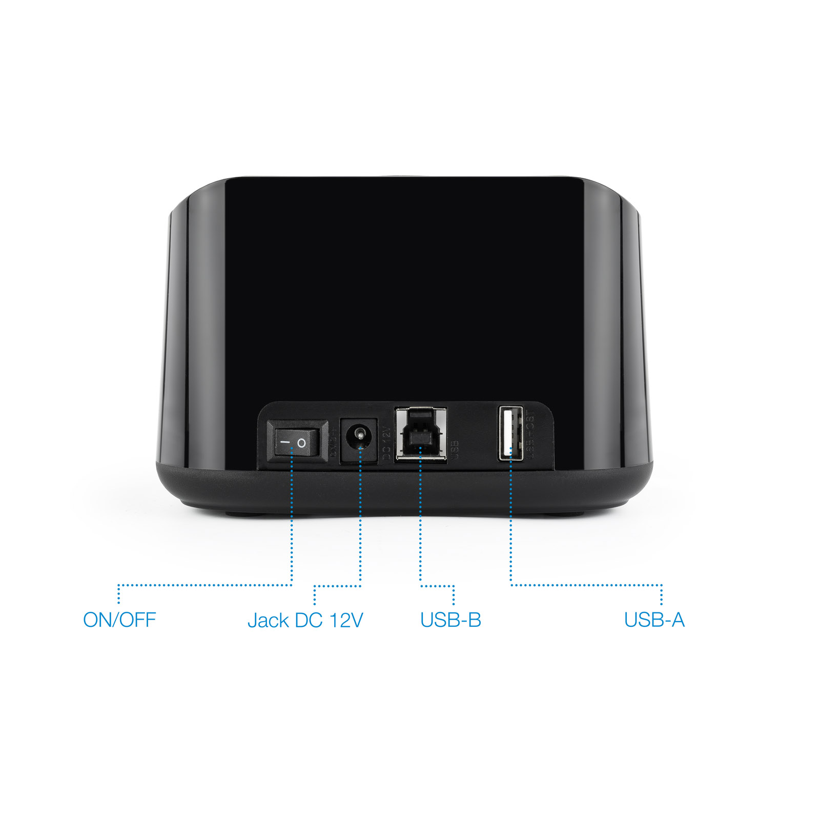 BASE DOCK DISCOS SATA TOOQ 2 BAHIAS 2.5" - 3.5" / USB 3.0 / FUNCION CLONACION