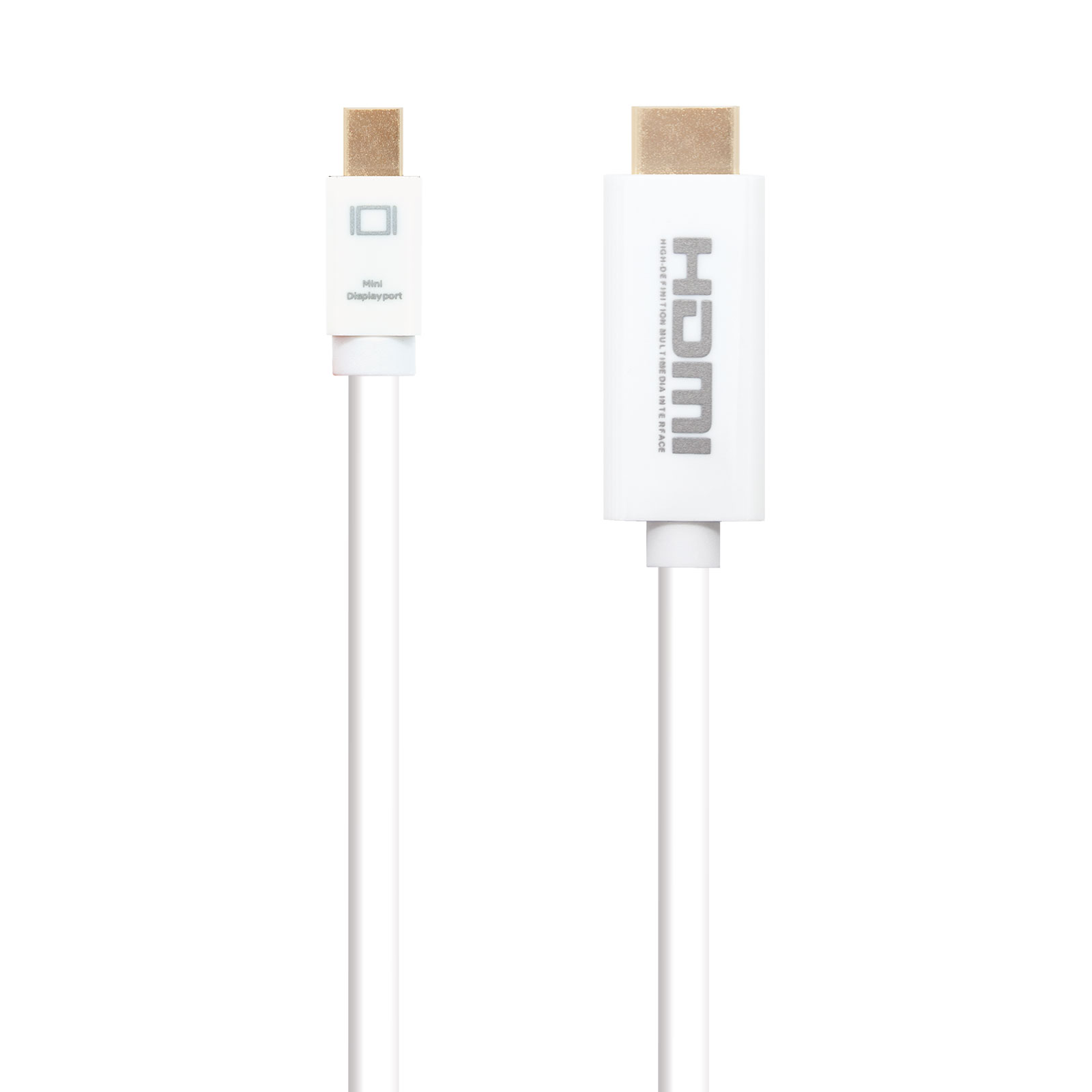 CABLE NANOCABLE CONVERSOR MINI DP A HDMI MINI DP/M - HDMI/M BLANCO 2.0 M
