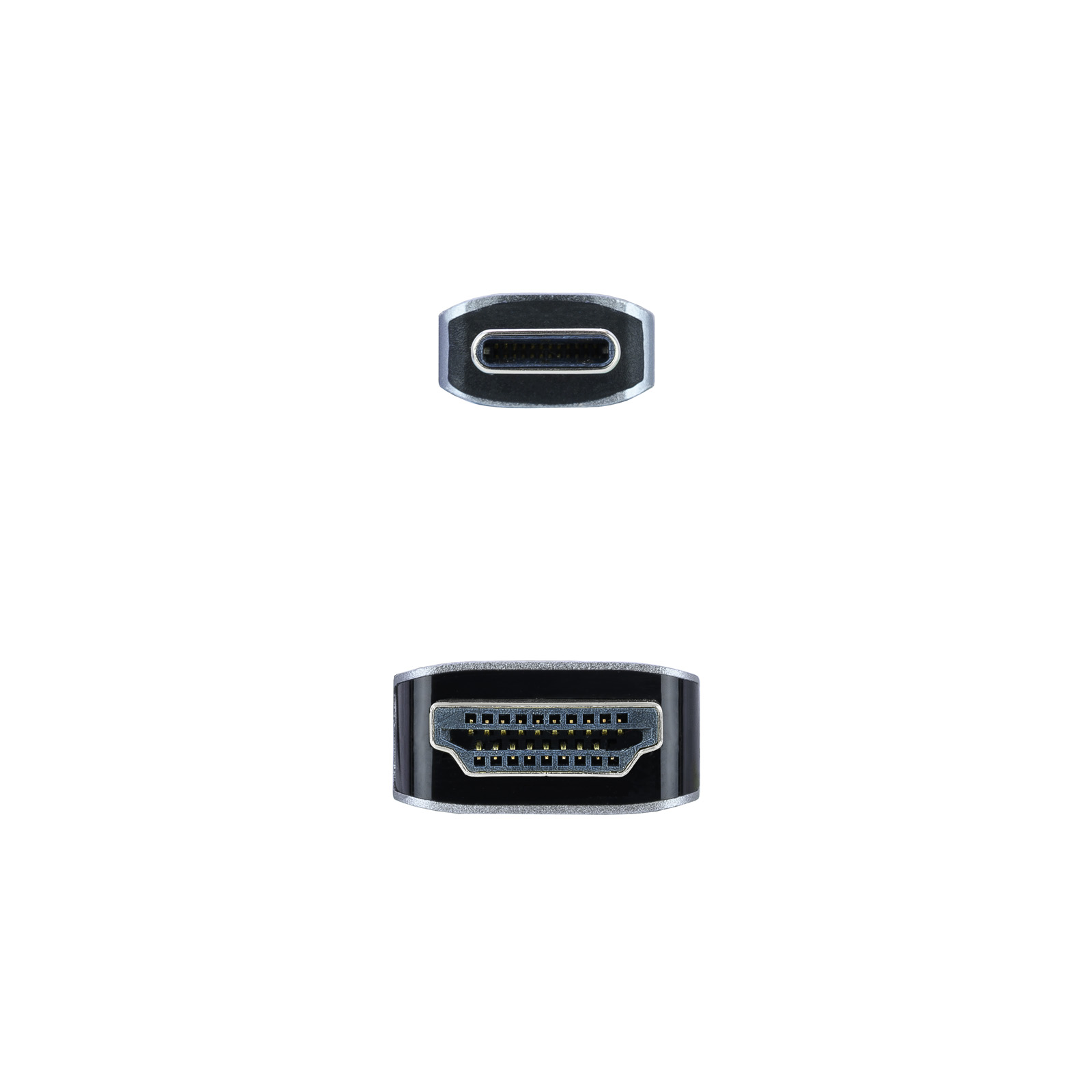 CABLE NANOCABLE CONVERSOR USB TIPO C A HDMI USB TIPO C/MHDMI/M NEGRO 1.8 M