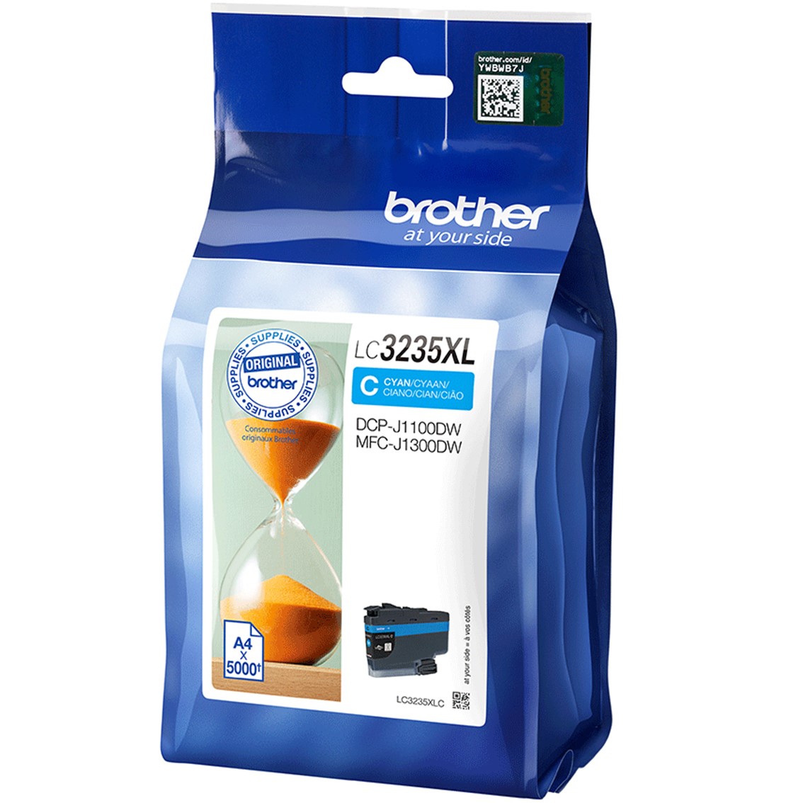 CARTUCHO TINTA BROTHER LC3235XLC CIAN 5000 PÁGINAS