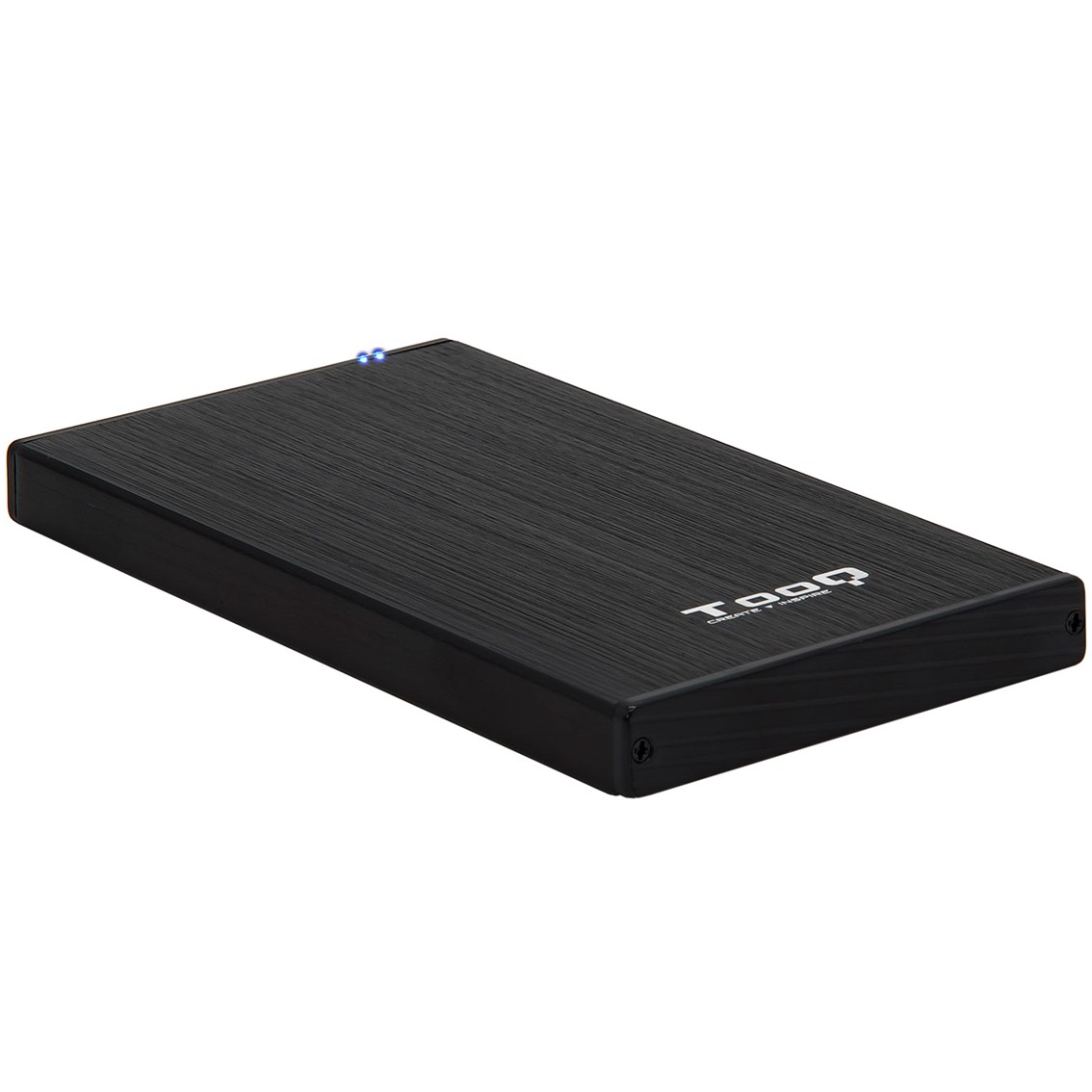 CAJA EXTERNA TOOQ TQE-2527B PARA HDD/SSD 2.5" 9.5MM SATA USB 3.0 NEGRA