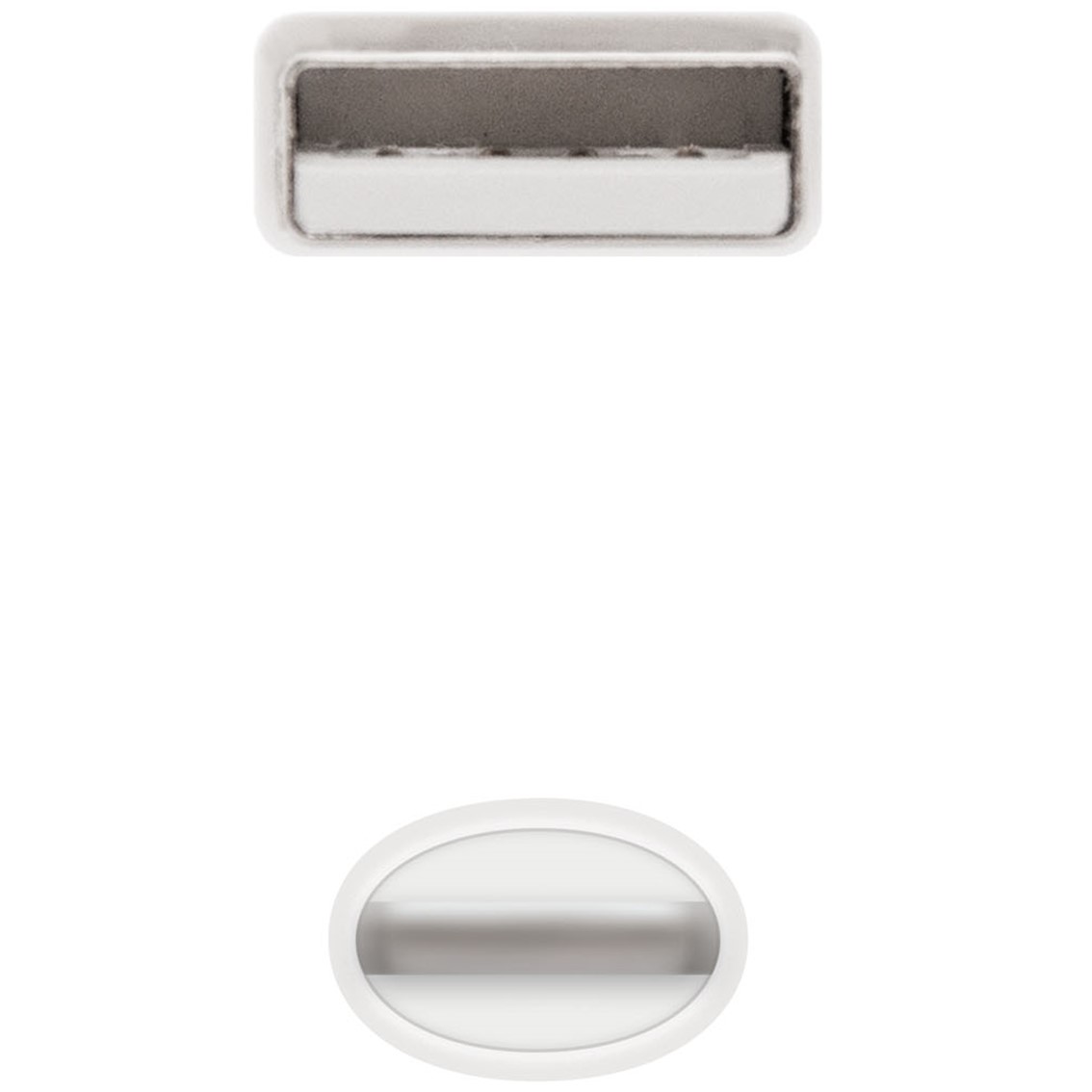 CABLE NANOCABLE USB 2.0 A IPHONE LIGHTNING-USB MACHO MACHO BLANCO 2M