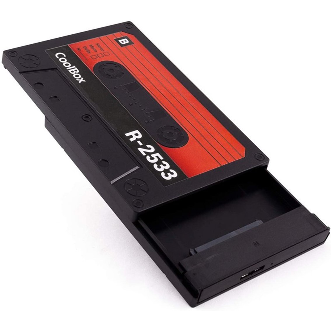 CARCASA DISCO DURO / HDD-SSD COOLBOX COO-SCP2533-R 2.5" SATA USB 3.0