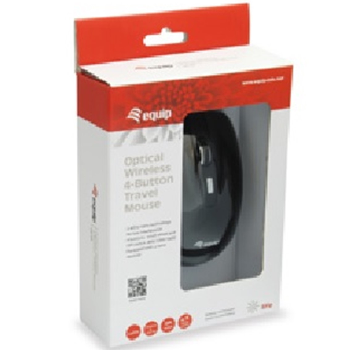 MOUSE RATON EQUIP LIFE OPTICO / WIRELESS INALAMBRICO / 1600DPI