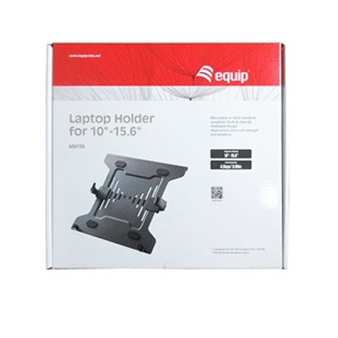 SOPORTE EQUIP PARA PORTATIL DE 10"-15.6" COMPATIBLE CON VESA 75X75 & 100X100
