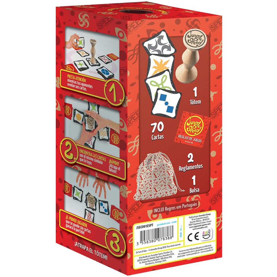 JUEGO DE MESA ASMODEE JUNGLE SPEED PEGI 7