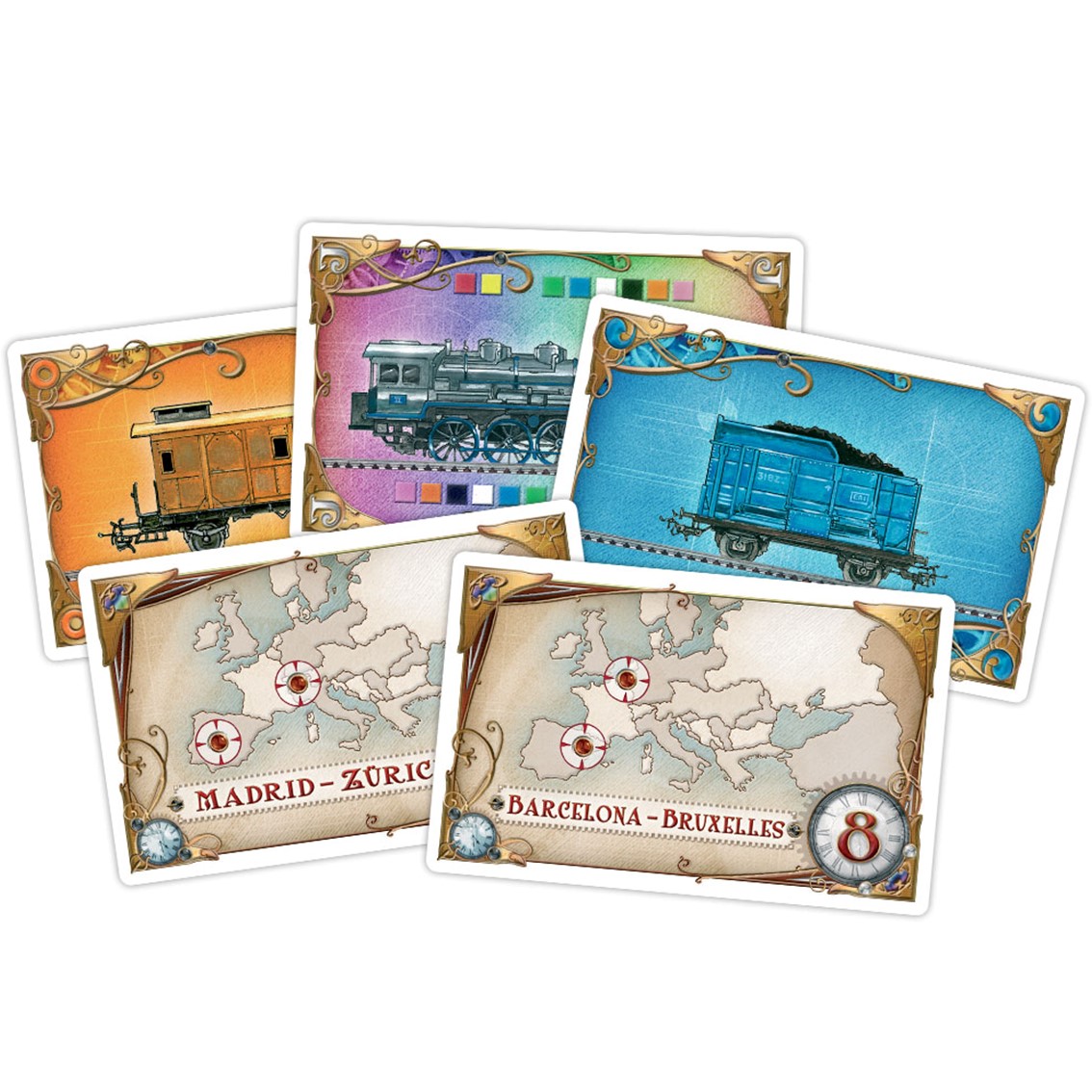 JUEGO DE MESA ASMODEE ¡AVENTUREROS AL TREN! EUROPA PEGI 8