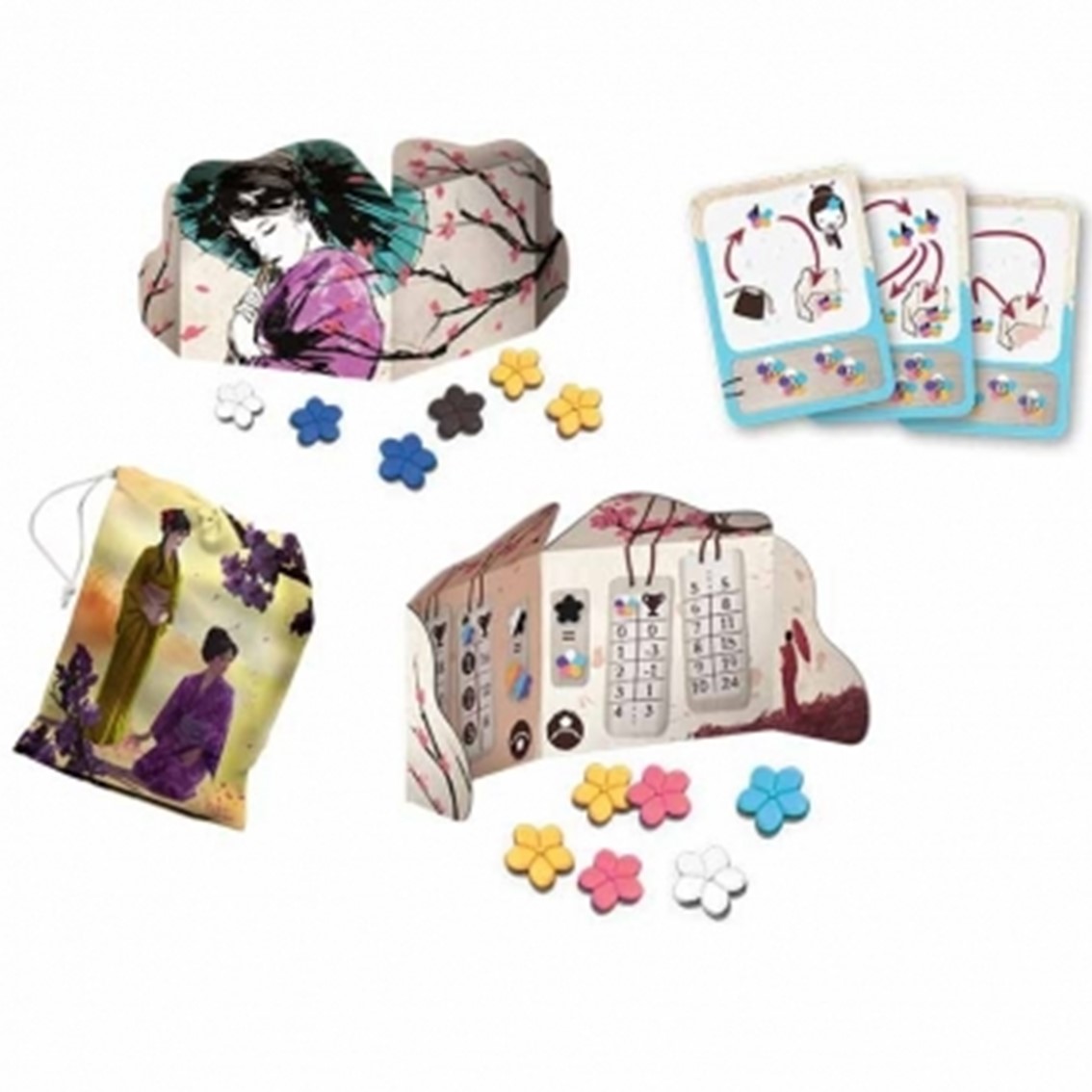 JUEGO DE MESA LA LEYENDA DEL CEREZO QUE FLORECE CADA 10 AÑOZ (CHERRY TREE) EN ESPAÑOL