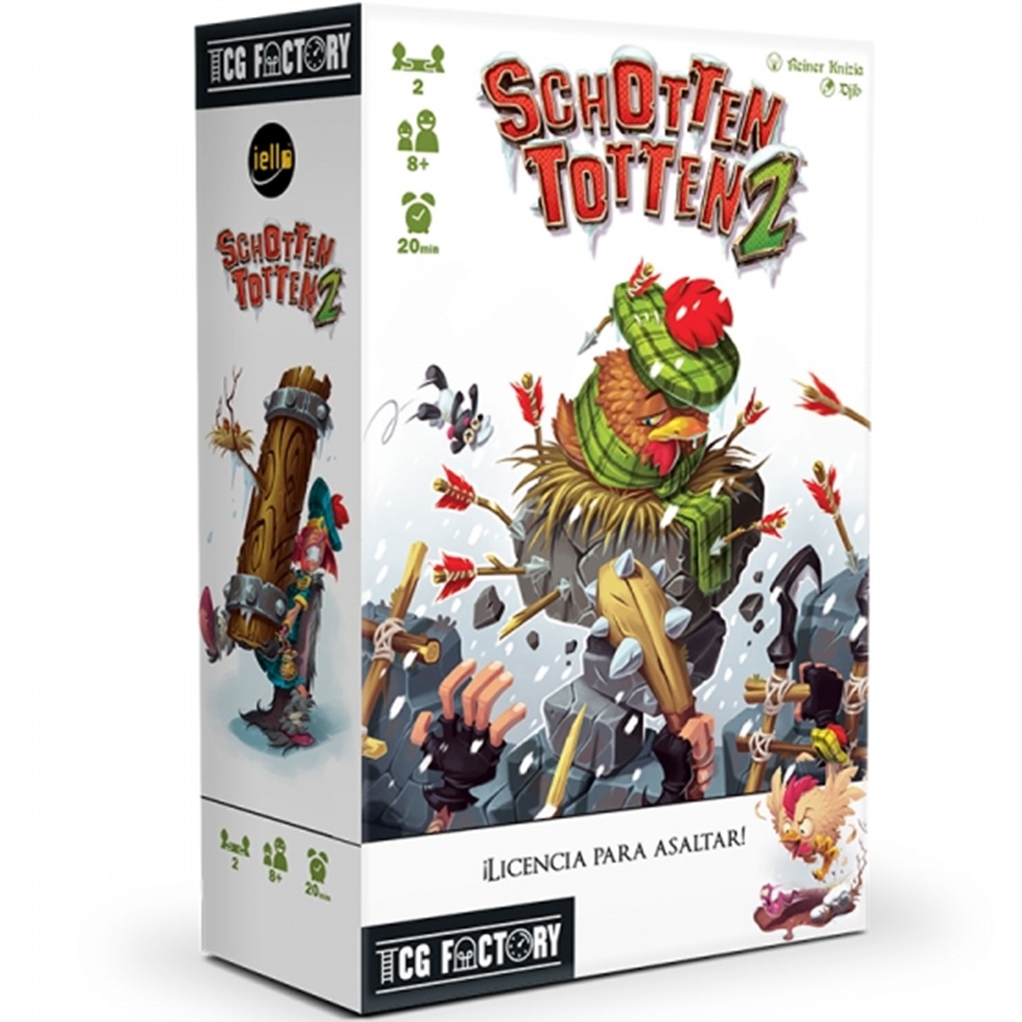 JUEGO DE CARTAS SCHOTTEN TOTTEN 2 EN ESPAÑOL