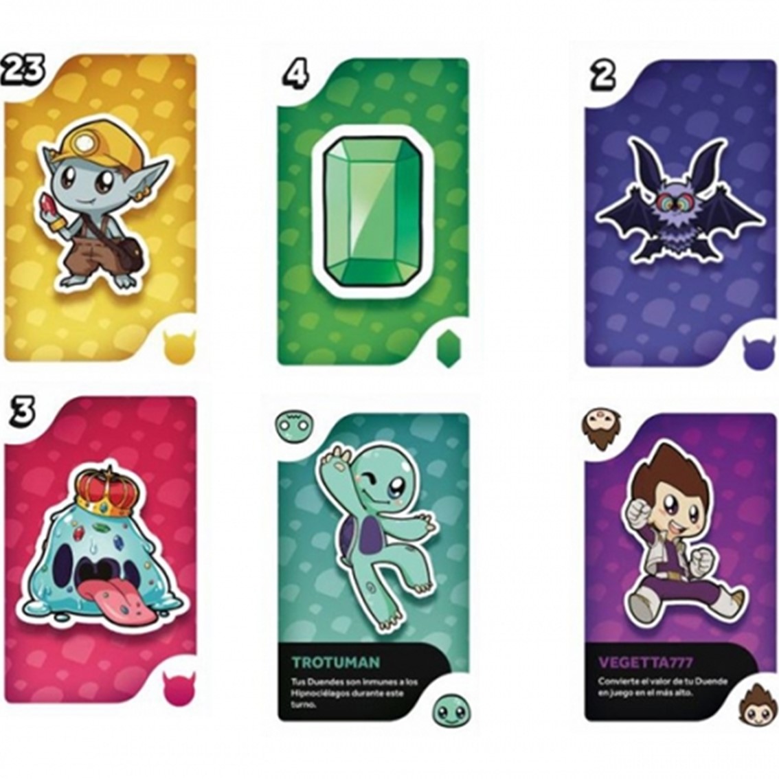 JUEGO DE CARTAS WIGETTA Y LAS GEMAS MAGICAS