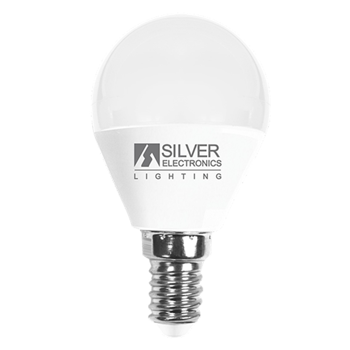 BOMBILLA LED DECORATIVA SILVER ELECTRONIS ESFERICA 5W=50W/ E14/ 5000K/ 620 lm/ LUZ BLANCA/ A+