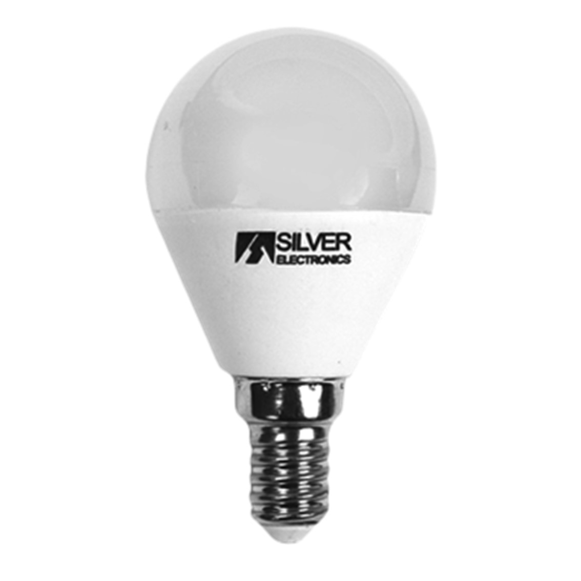BOMBILLA LED DECORATIVA SILVER ELECTRONIS ESFERICA 6W=65W/ E14/ 4000K/ 520 lm/ LUZ NEUTRA/ A+