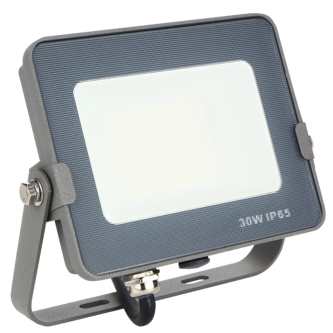 FOCO LED SILVER ELECTRONICS FORGE+PROYECTOR IPS 65 30W=300W/ 3700K LUZ CALIDA/ 2400lm COLOR GRIS