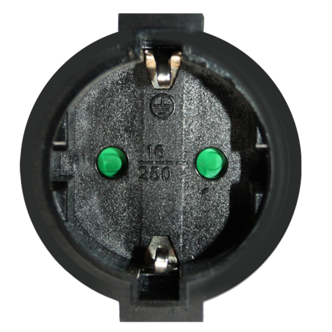 CABLE PROLONGADOR DE CORRIENTE SILVER ELECTRICS 2m/ 3X 1.5mm/ 250V/ 16A/ 3.500W NEGRO