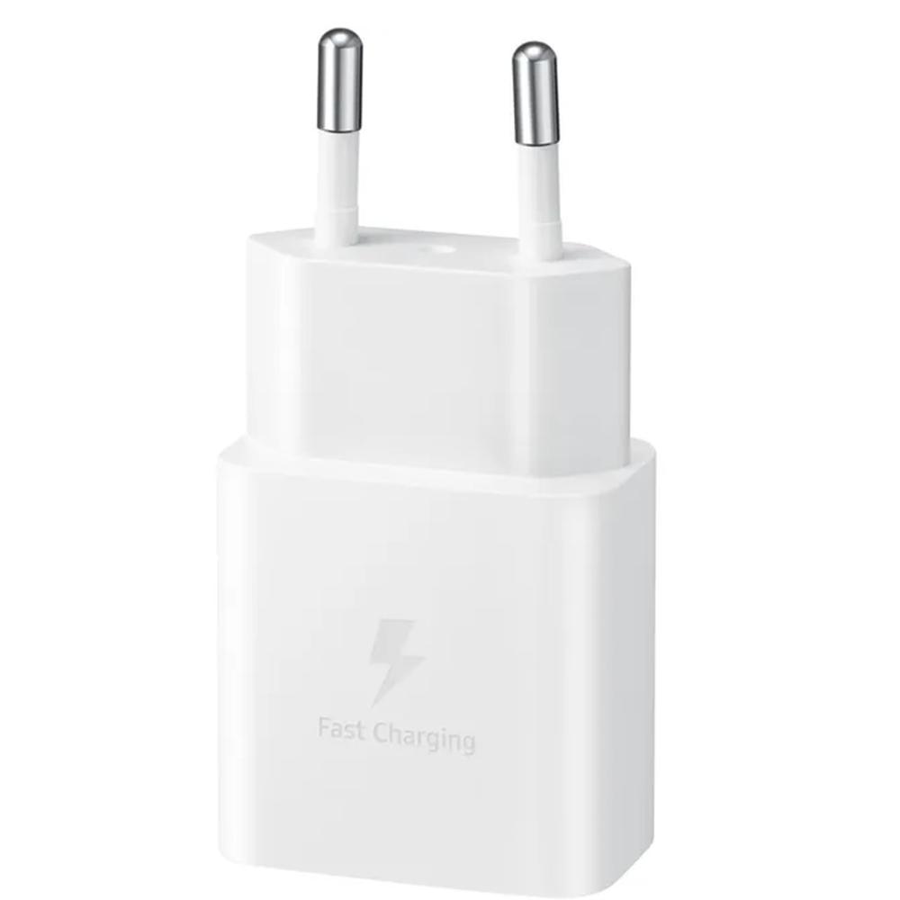 CARGADOR SAMSUNG EP-T1510XWEGEU USB-C 15W + CABLE USB-C BLANCO