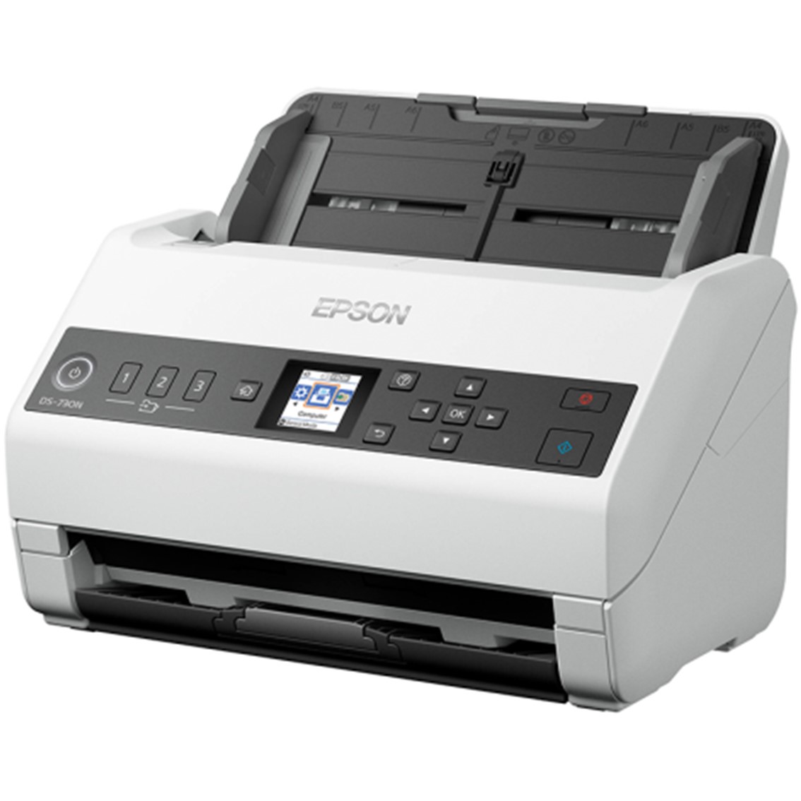 ESCANER SOBREMESA EPSON WORKFORCE DS-730N A4/ 40PPM/ USB TIPO B/ RED/ ADF/ LCD