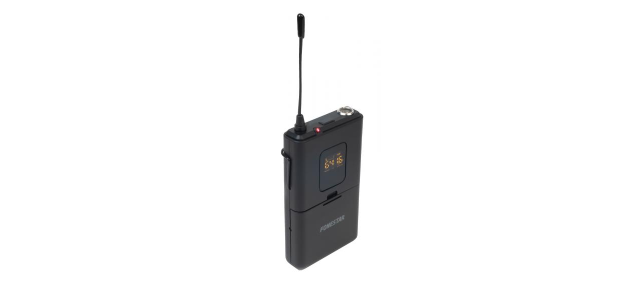 MICROFONO INALAMBRICO FONESTAR WI-MIC PETACA UHF