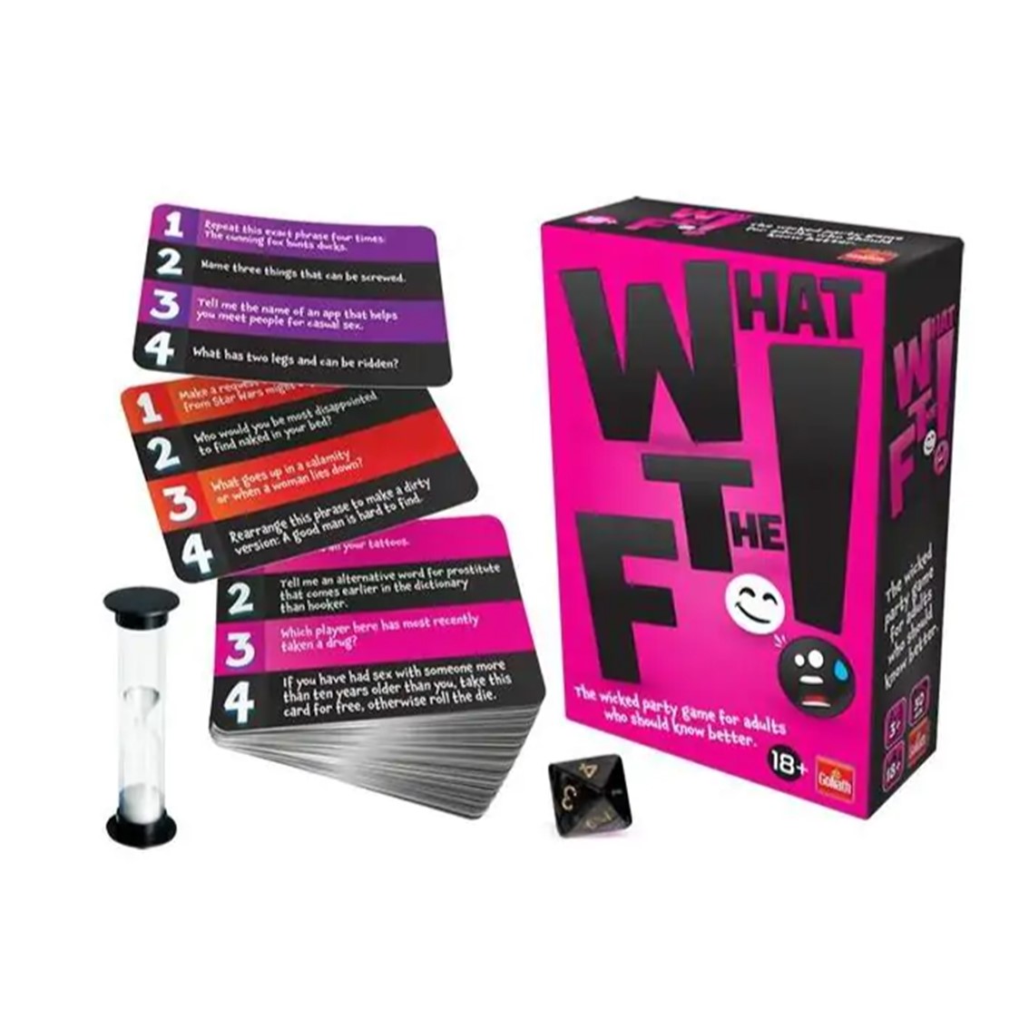 JUEGO DE MESA WHAT THE F? (INGLES) PEGI 18