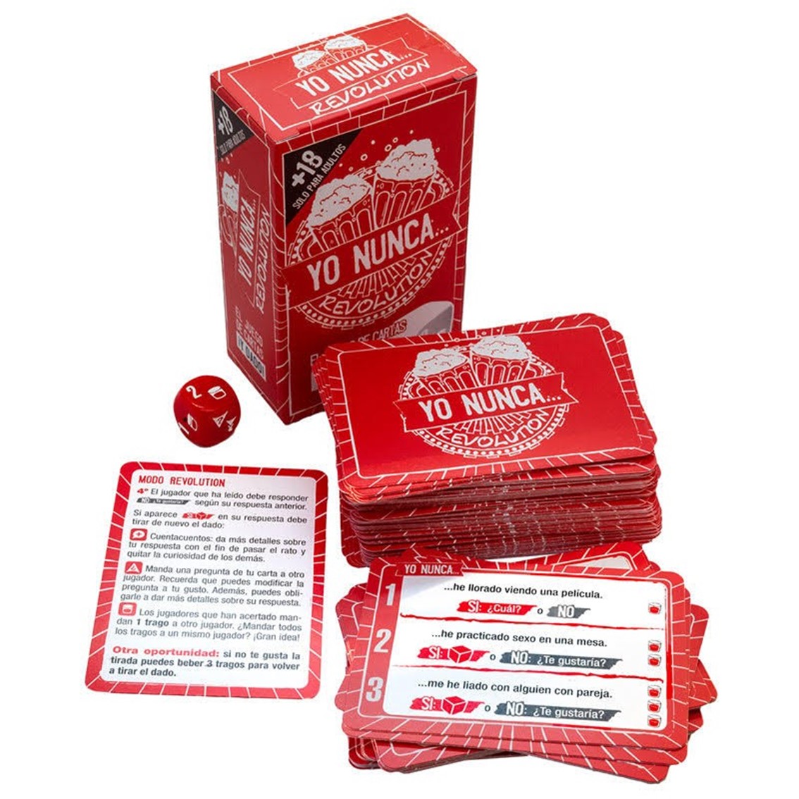 JUEGO DE MESA YO NUNCA REVOLUTION PEGI 18