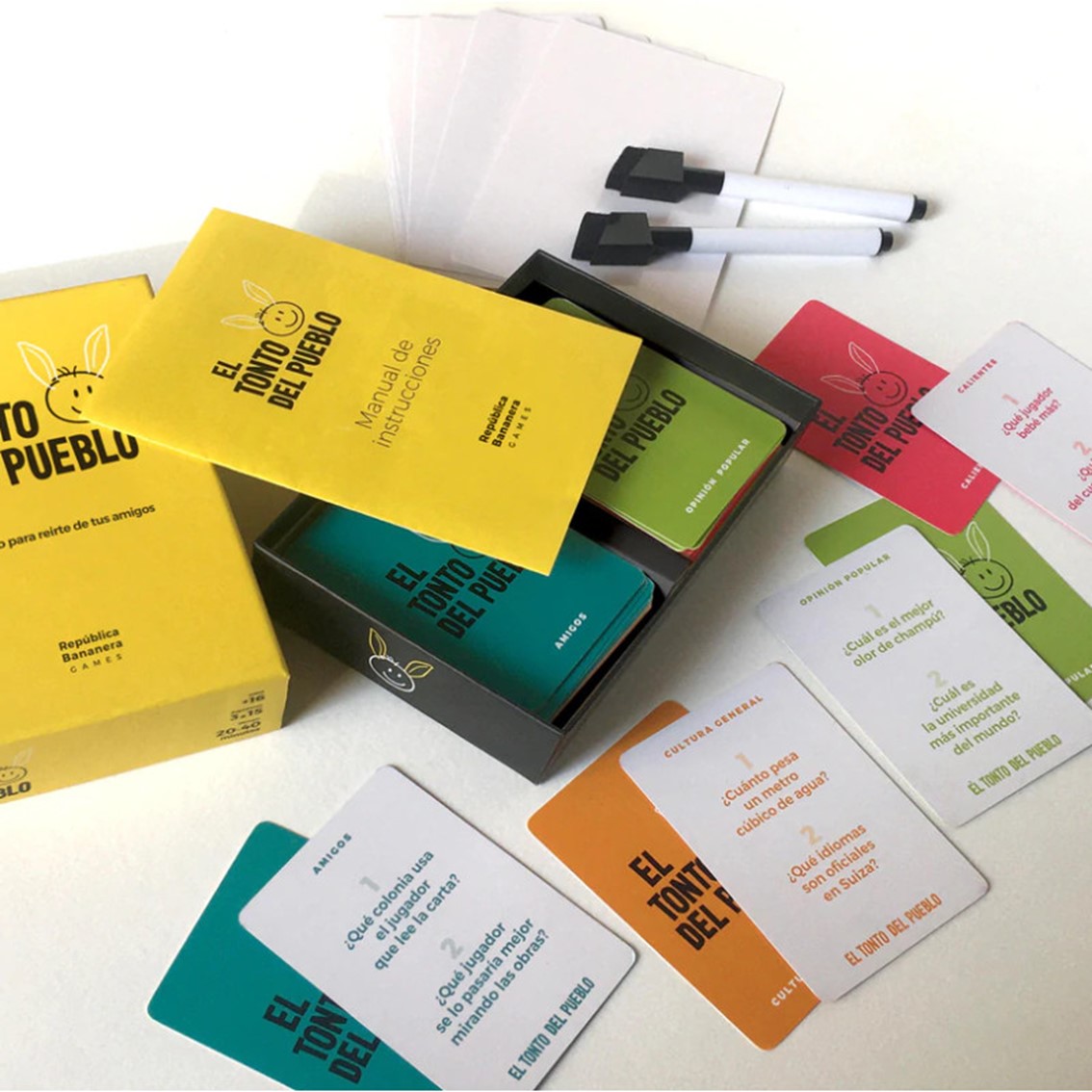 JUEGO DE MESA EL TONTO DEL PUEBLO PEGI 18