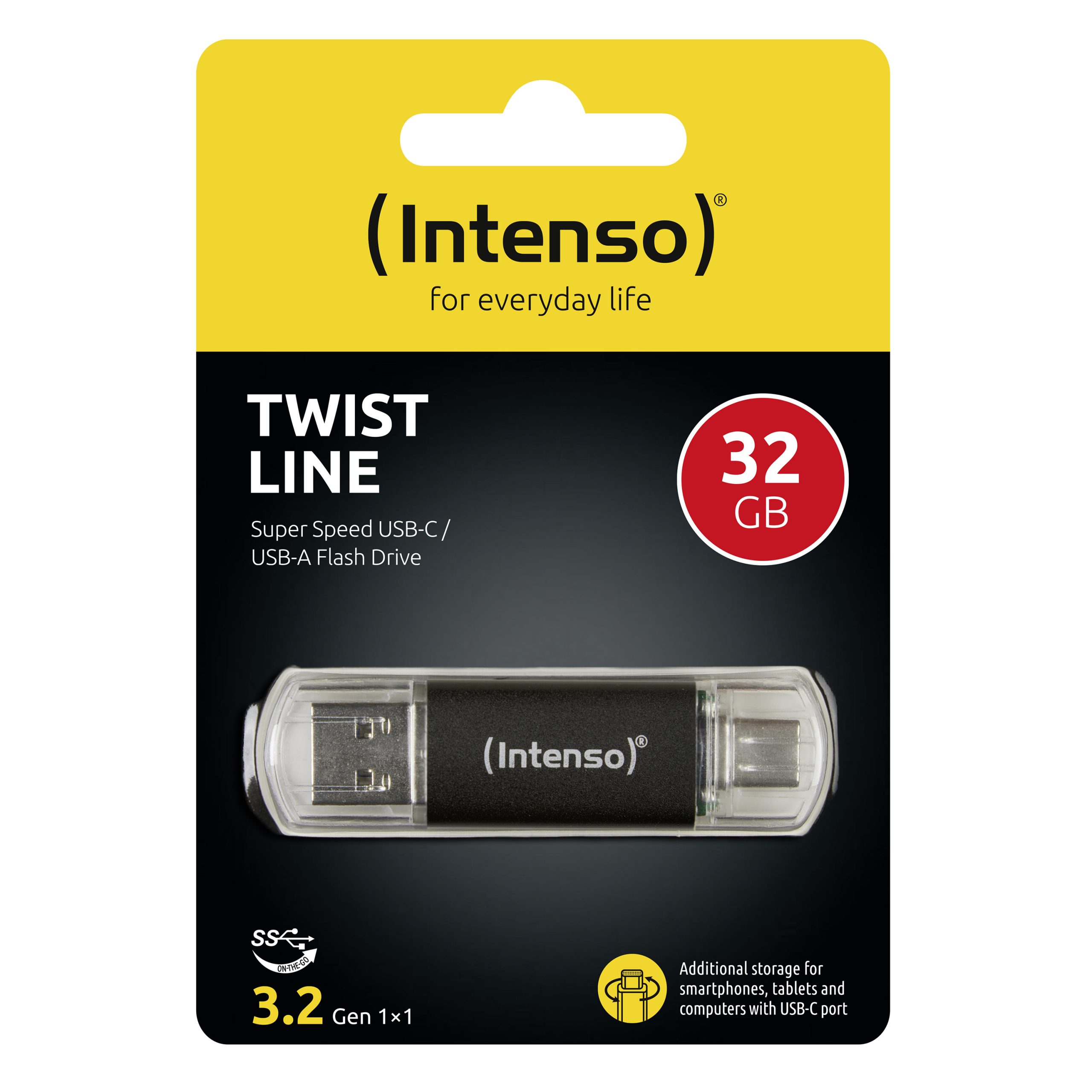 MEMORIA USB 3.2 INTENSO TWIST LINE 32GB